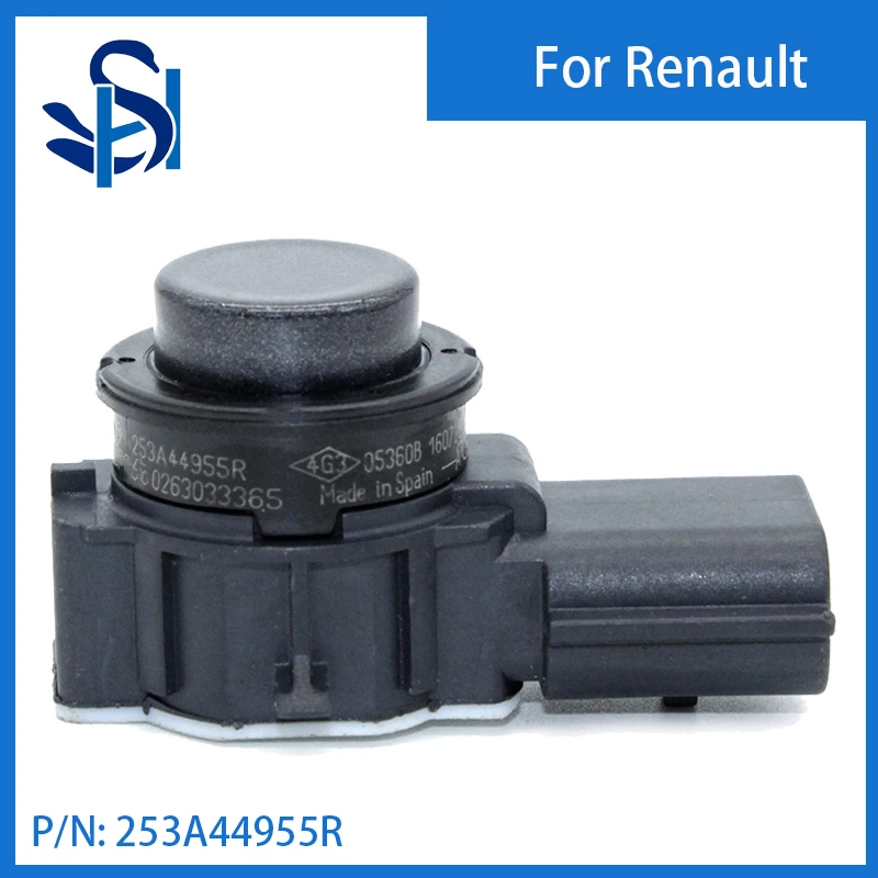 PDC Estacionamento Sensor Radar, Cor Cinza para Renault Kadjar, Diesel 2015, 253A44955R