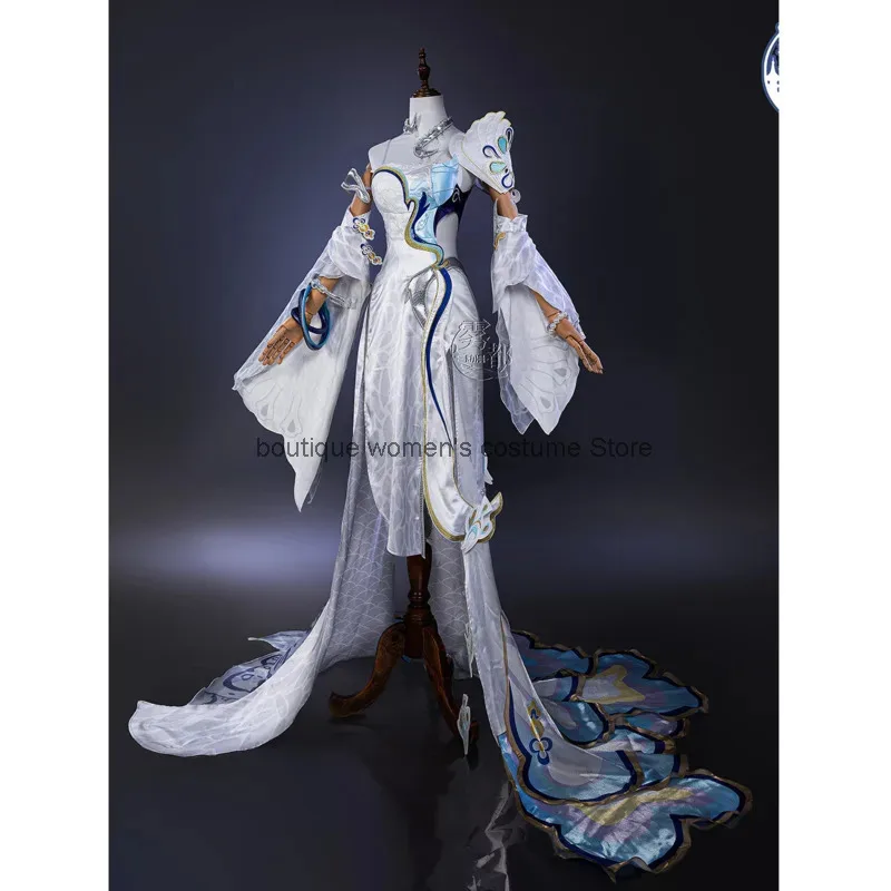 Cos Halloween Cosplay Anime Honor Of Kings deseo de Nuwa brillante disfraz de COS eterno año de serpiente rey de la gloria vestido completo