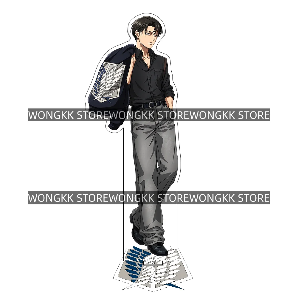 Attack on Titan Eren Levi Hans Erwin Treasure Series 10&15CM Acrylic Stand Keychain  New Anime Stand Cosplay Display Ornament