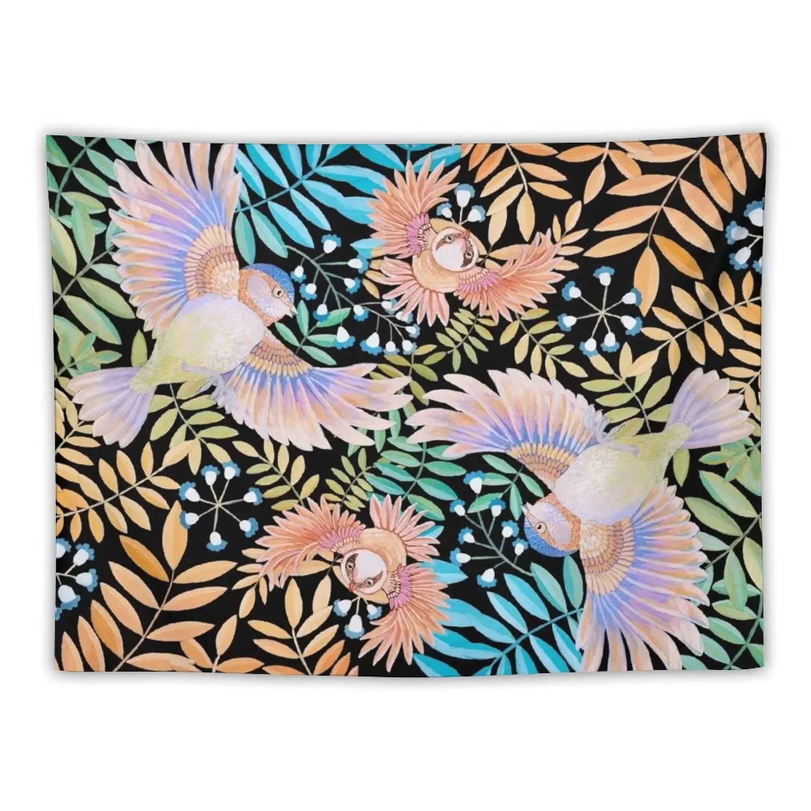 

Birds of Paradise Tapestry Bed Room Decoration Bedroom Organization And Decoration Tapestry