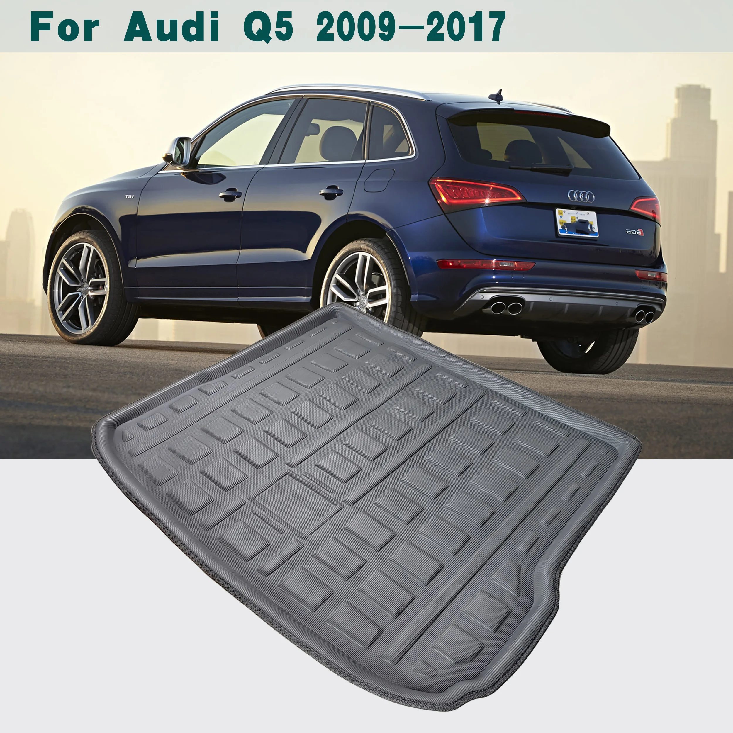 

Коврик для багажника Audi Q5 SQ5 2009 2010 2011 2012 2013 2014 2016 2017
