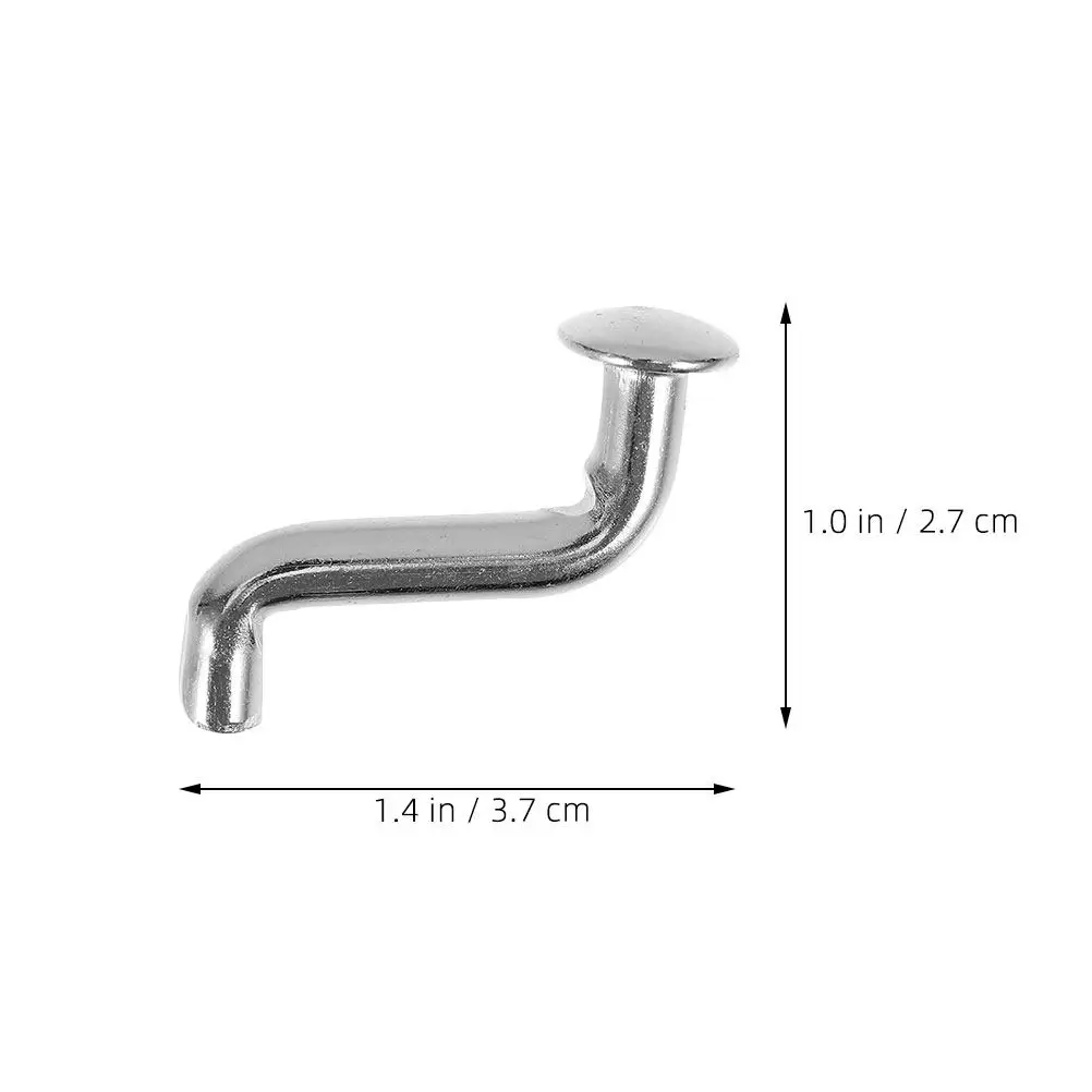 30Pcs Heavy Duty Pallet Rack Safety Pin Metal S Shaped Safety Clip Bent Rivet Warehouse Shelf Accessories Locking Pin Backs