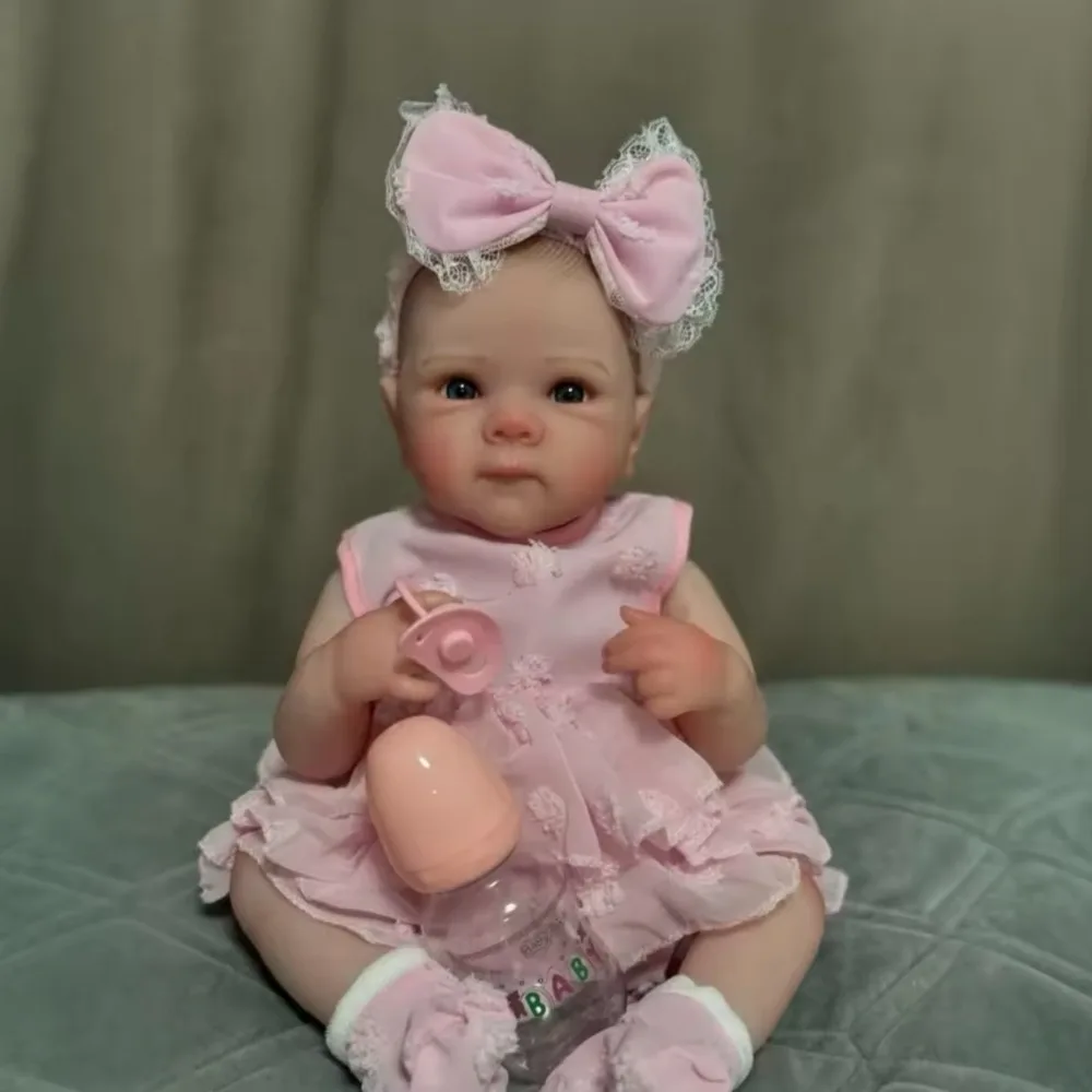 دمية أطفال حديثي الولادة من بيتي بيبي مقاس 18 بوصة مصنوعة يدويًا من الفينيل الناعم بالكامل دمية طفلة تولد من جديد لهدايا أعياد الميلاد