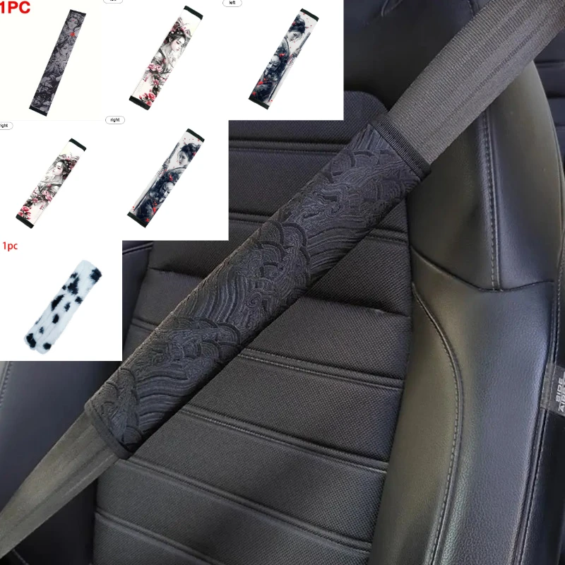 

1PCS Car Seat Belt Cover JDM Universal Auto Shoulder Pad Safety Protector Cushion Automobile Interior Accessories