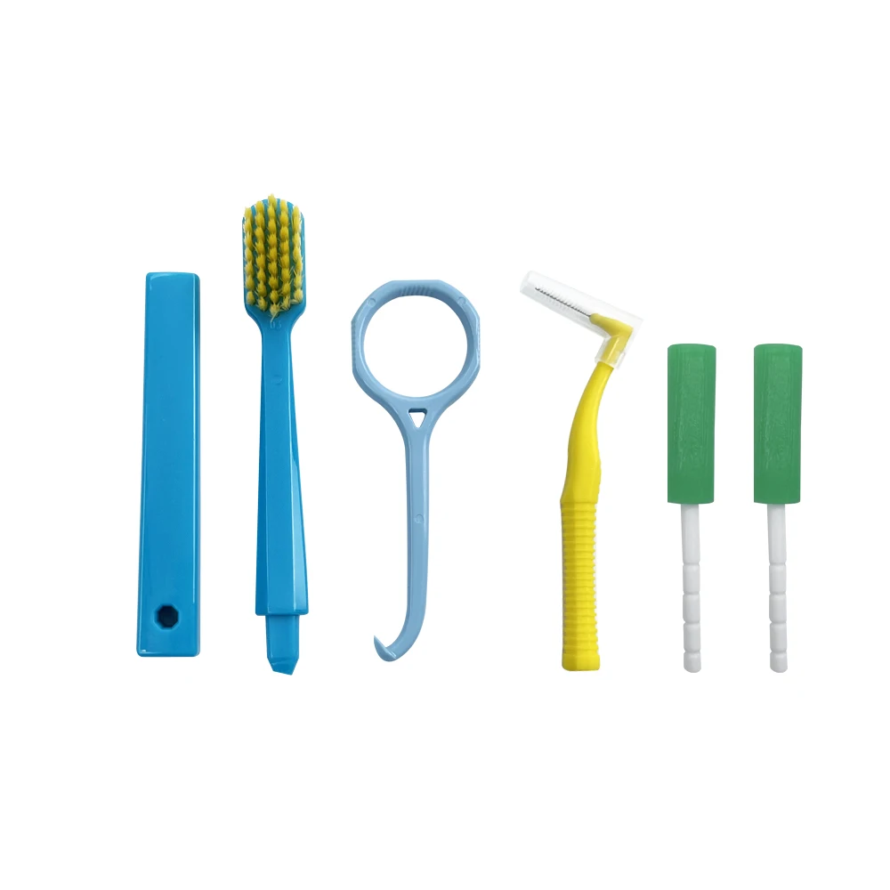 Boîte de brosse à dents portable, kits d'outils d'hygiène buccale orthodontique, brosse interdentaire, dents à mâcher, voyage, blanchiment des dents