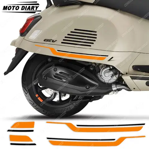 Vespa GTS 125 250 300 슈퍼 GTV 250 GTV 300 GTS250 GTS300 GTV300 스쿠터 스티커 세트, 방수 사이드 바디 데칼