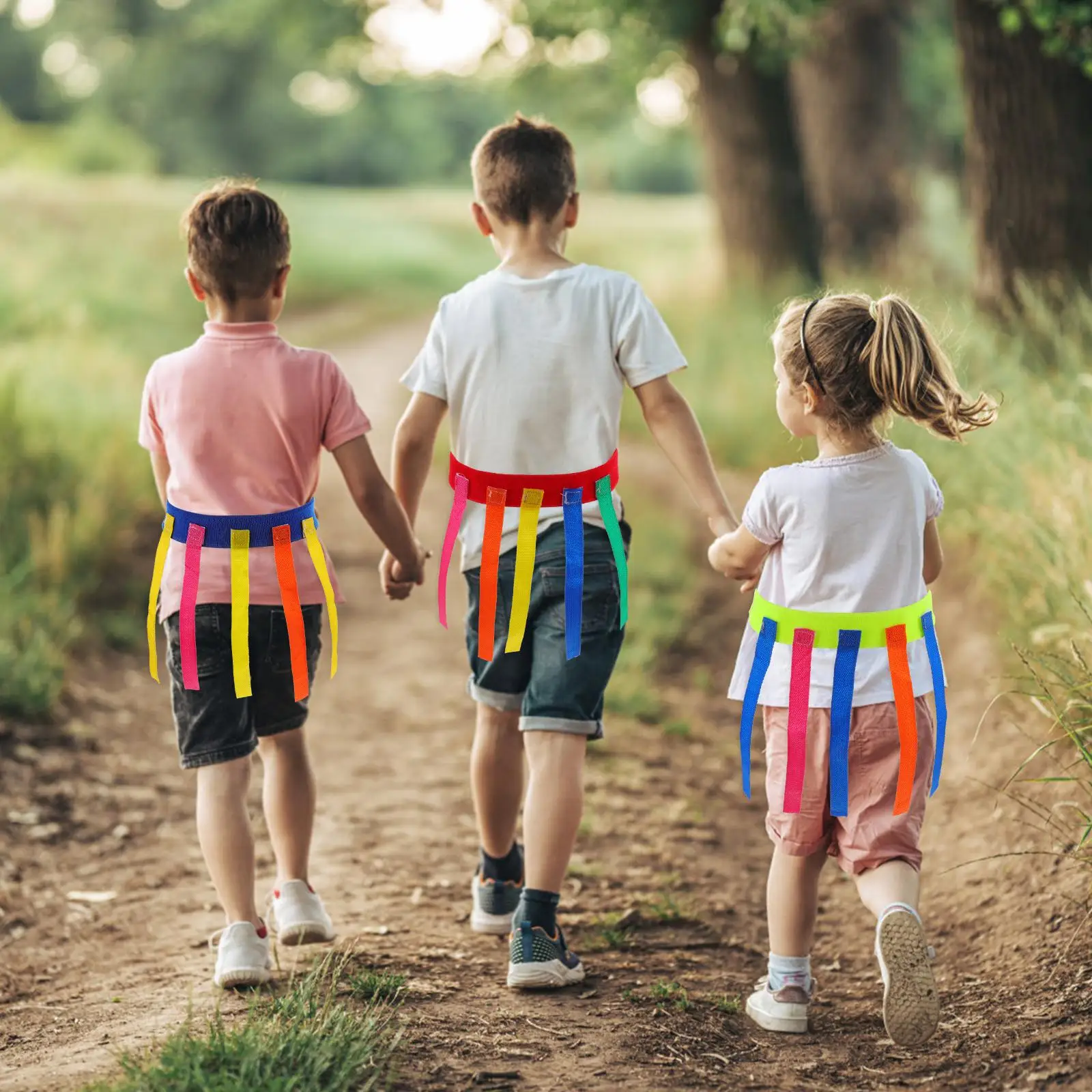 4pcs Fun Catch Tail Game Belt Waistband With Straps Catching Equipment For Adults Kids Kindergarten Outdoor Sports Activities - Image 5