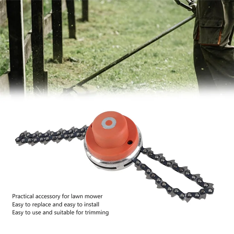 หัวตัดหญ้าอะลูมิเนียม T84C สำหรับเครื่องตัดหญ้า หัวตัดหญ้าแบบแปรง ตัดหญ้าด้วยโซ่โลหะ อุปกรณ์กำจัดวัชพืช อุปกรณ์ทำสวน