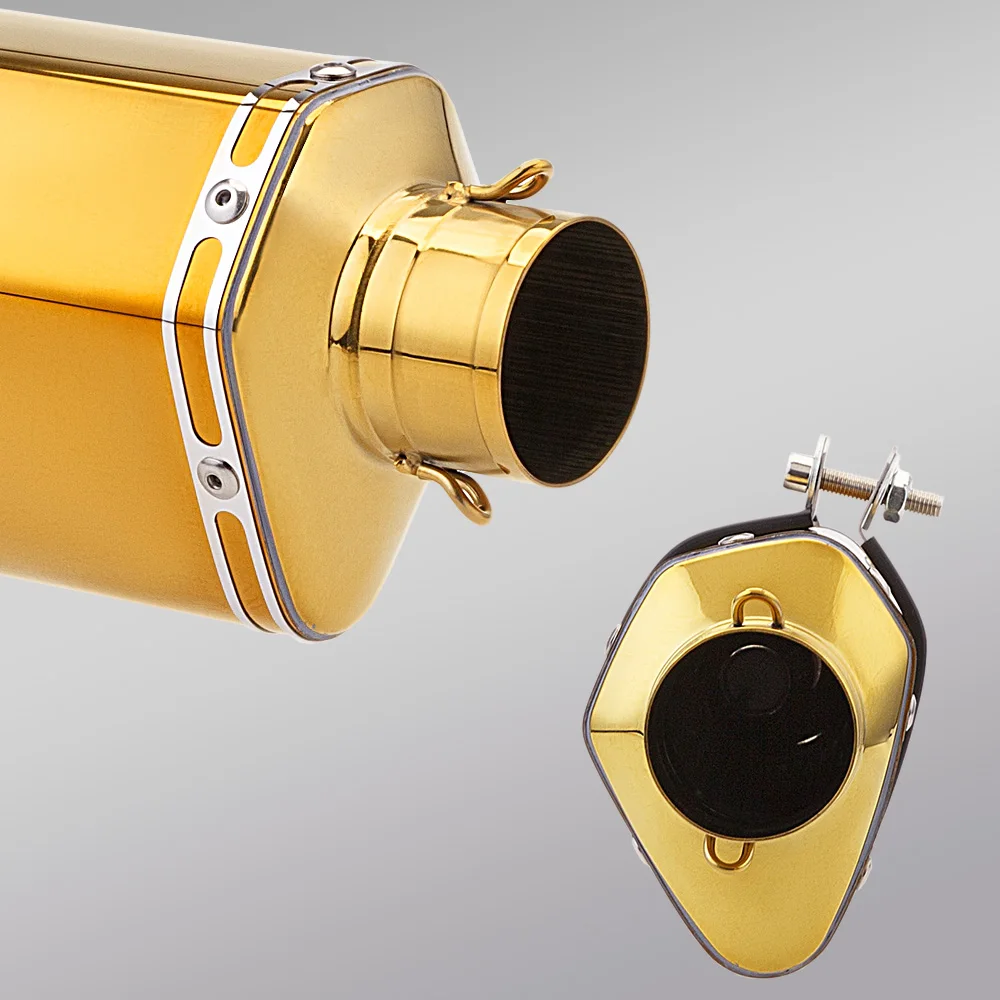51MM Universal Motorcycle Exhaust Muffler For MT07 ZX4R R1 S1000RR PCX125 CBR650 T58 Modified motorcycle rear exhaust muffler view 6