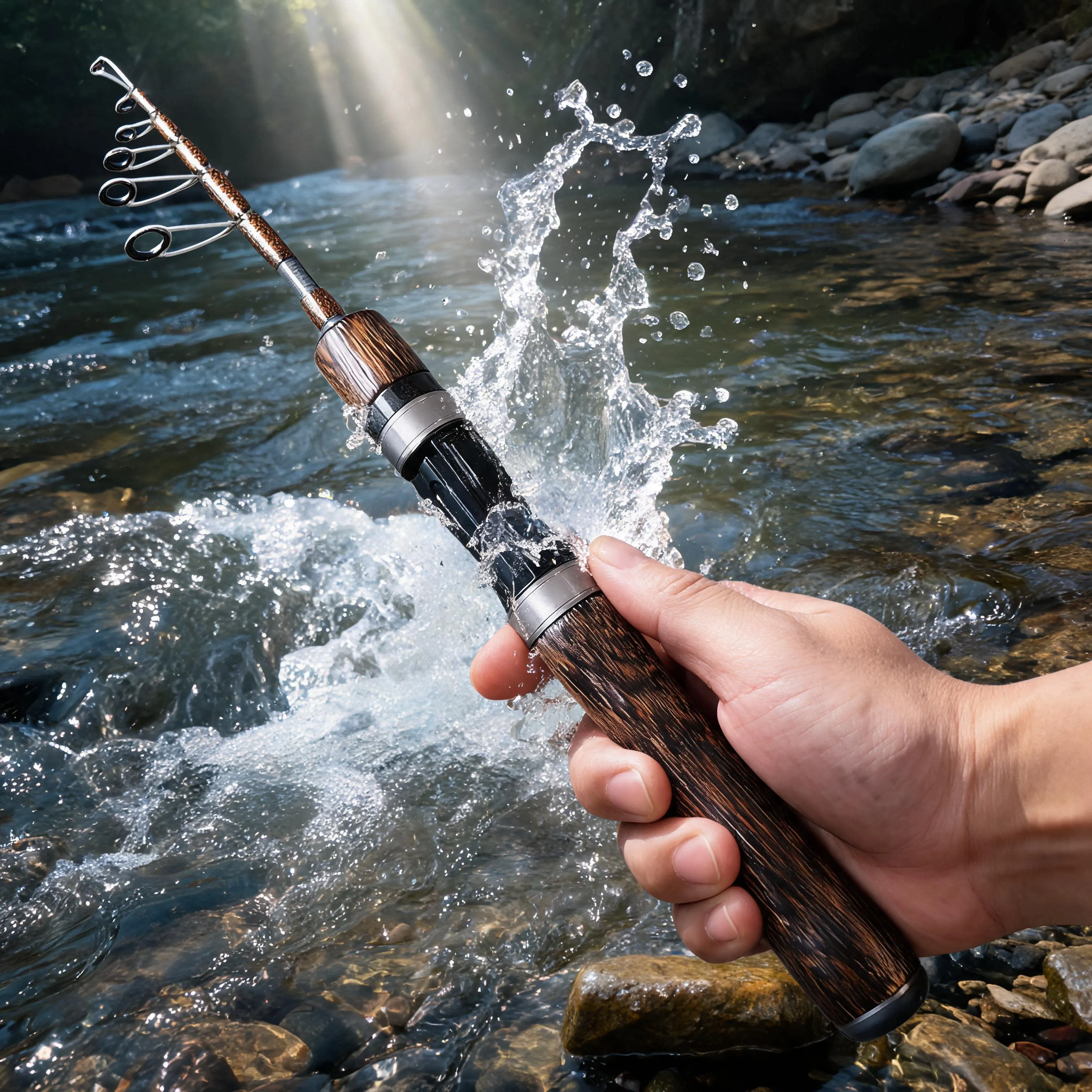 Ultralight Telescopic Fishing Rod Fast Action Sensitive Bite Detection Carbon Fiber Portable Travel Pole For Trout Panfish