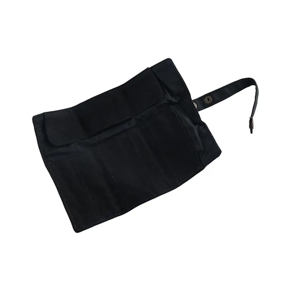 

Watch Band Holder Canvas Bracelets Packing 5 Slot Watch Roll Bag Watch Strap Storage Bag Watch Roll Case Necklace Storage Bag