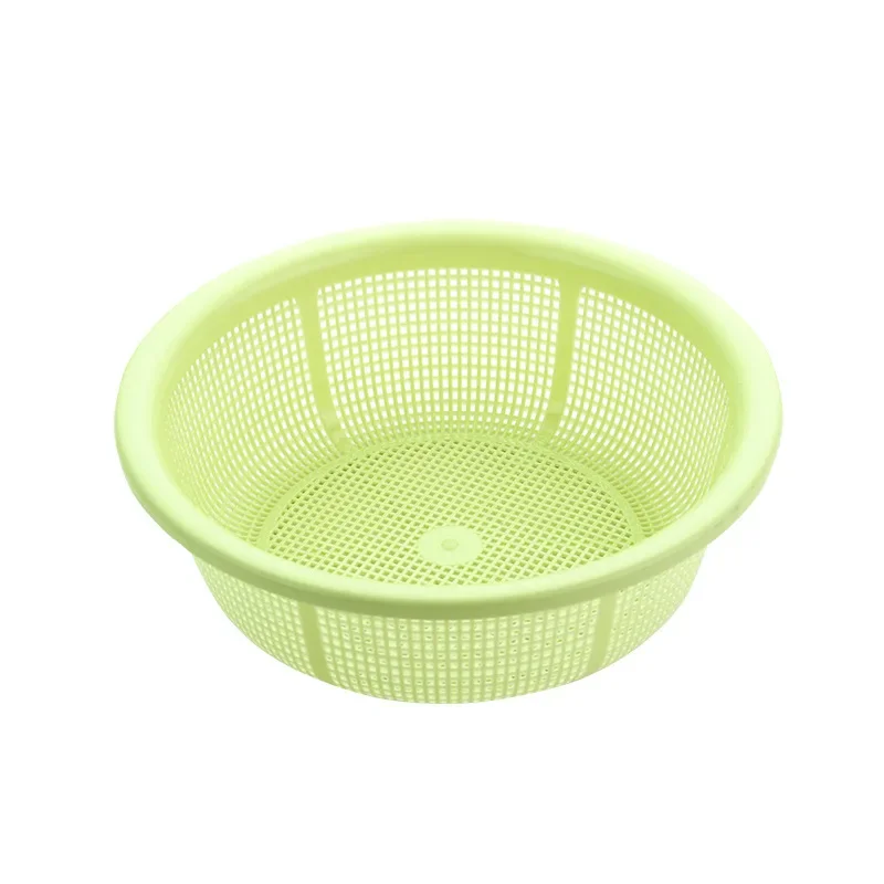 Kitchen Tools Simple Thickened  Plastic Washing Rice Sieve    Fruit and Vegetable Drainage Basket