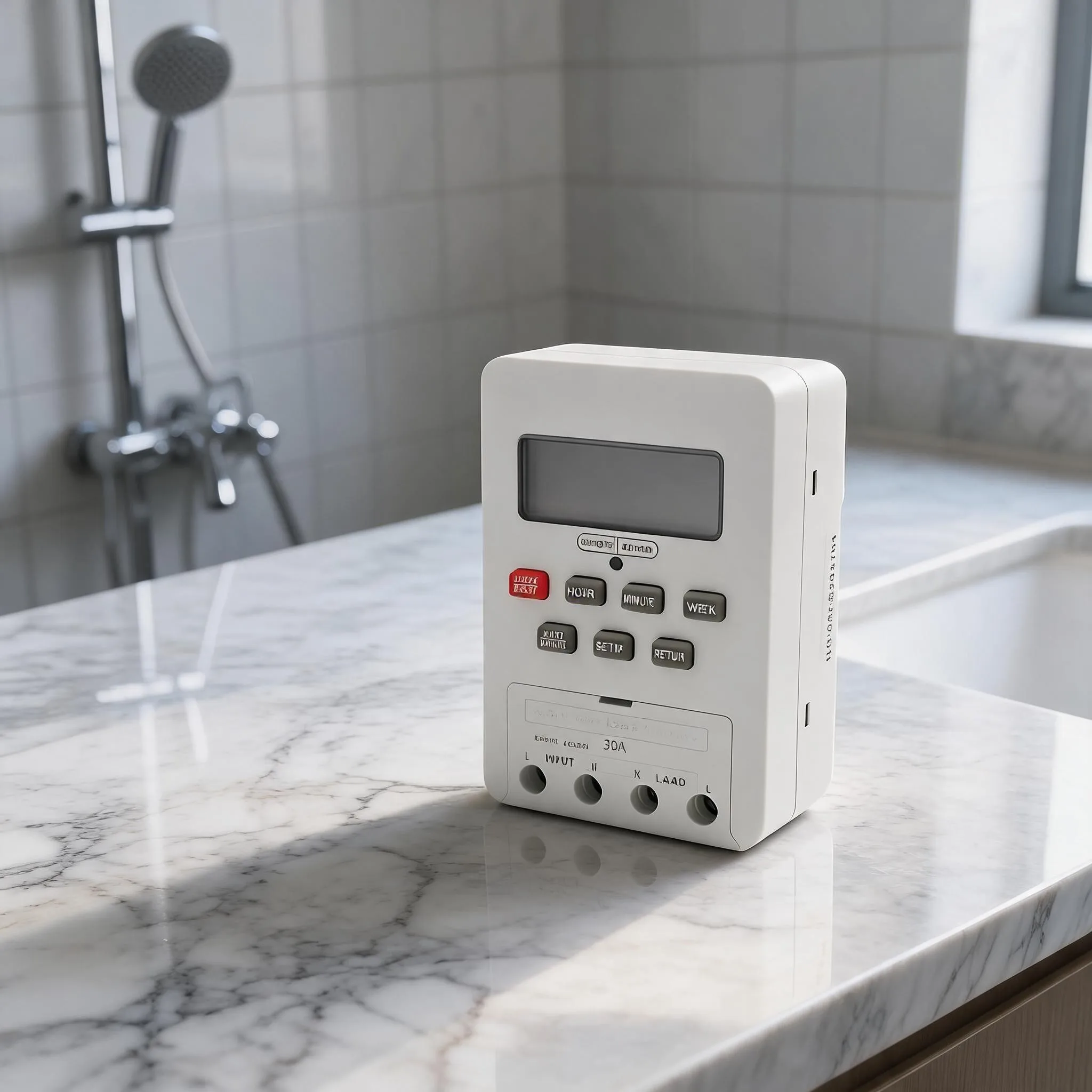 KG316TA AC220V 30A Timer Switch with LCD Display for For water Pump For water Heater Automation Rail Installation