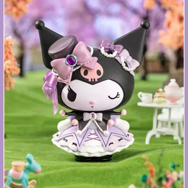 

Kawaii Sanrio Figures Anime Collectible Doll Kuromi My Melody PVC Decoration Toy Cute Desk Decor Birthday Holiday Gift for Girls
