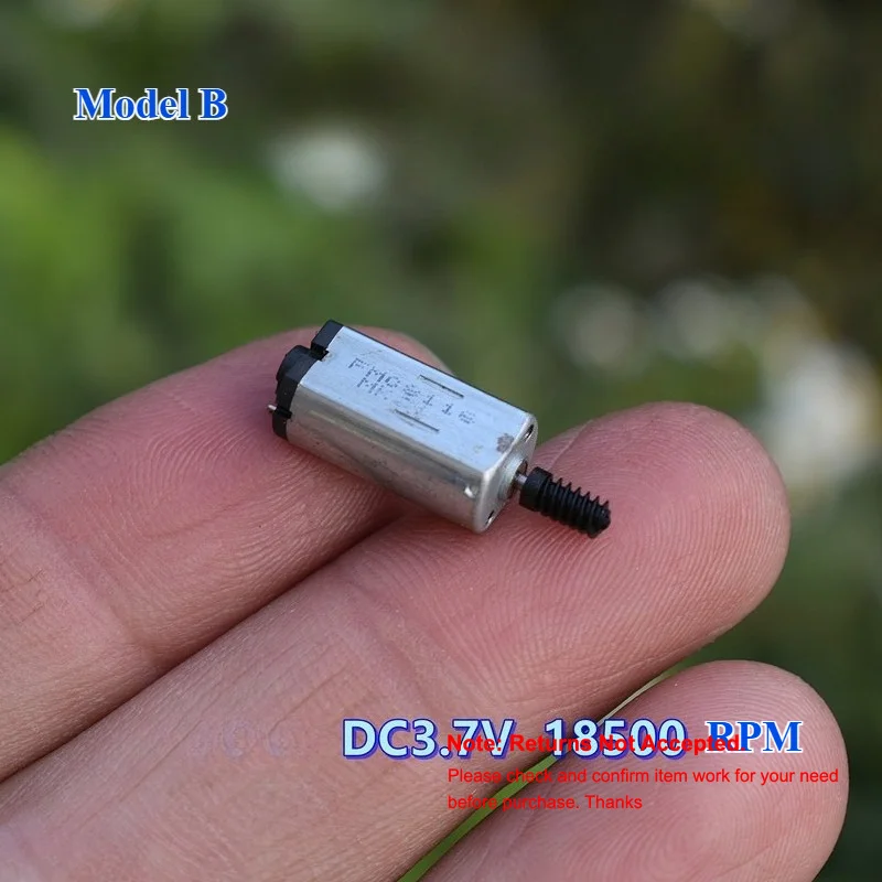 1PC Tiny K20 Precious Metal Brush Motor with rare earth medium strong magnetic DC 3.7V 18500RPM/ DC 5V 19400RPM High Speed