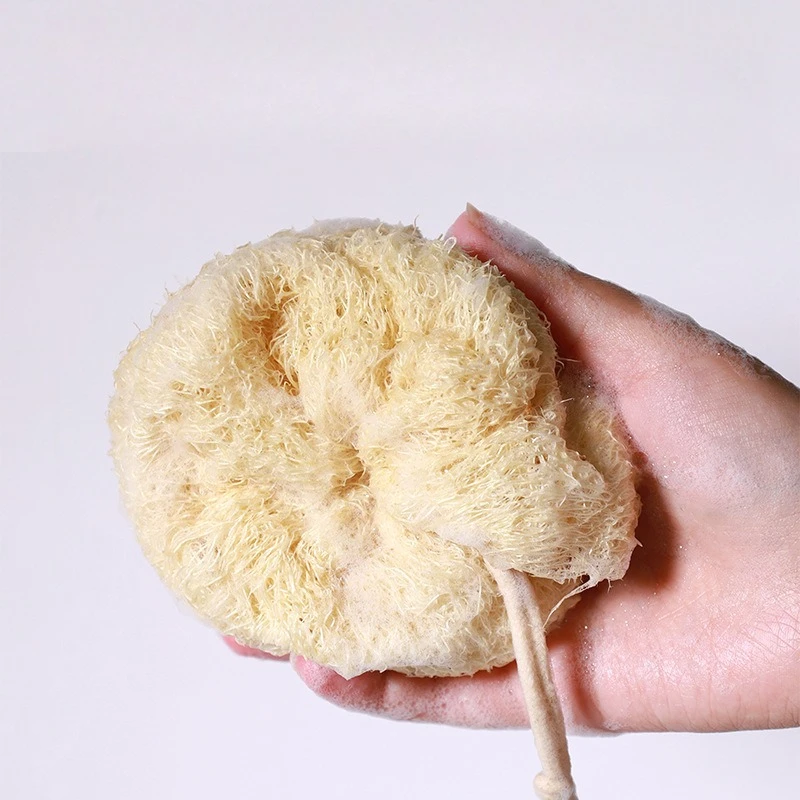 Multifunctional Bath Tool Natural Loofah Sponge Exfoliating Body Scrubber Shower Wash Cloth For Home Adult Bathroom Supplies