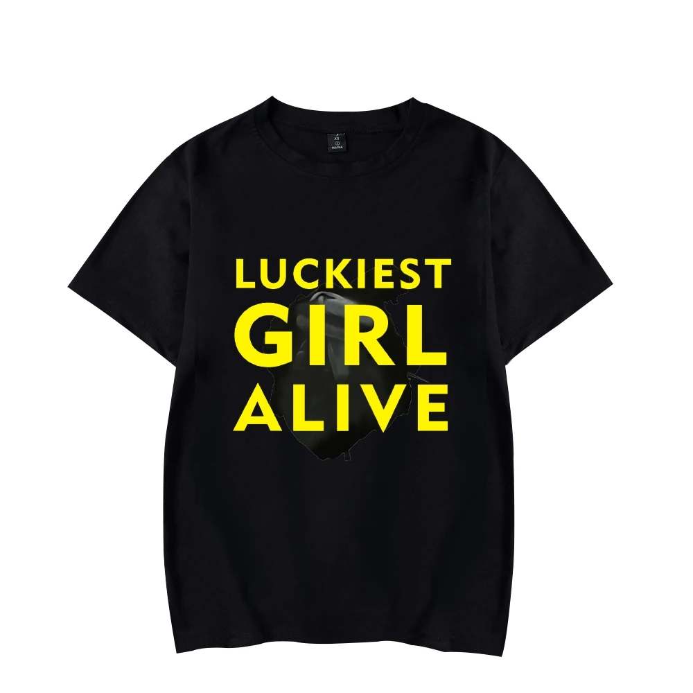 

Luckiest Girl Alive Tshirt New Movie Crewneck Short Sleeve Tee Men Women T-shirt Casual Style Unisex Clothes