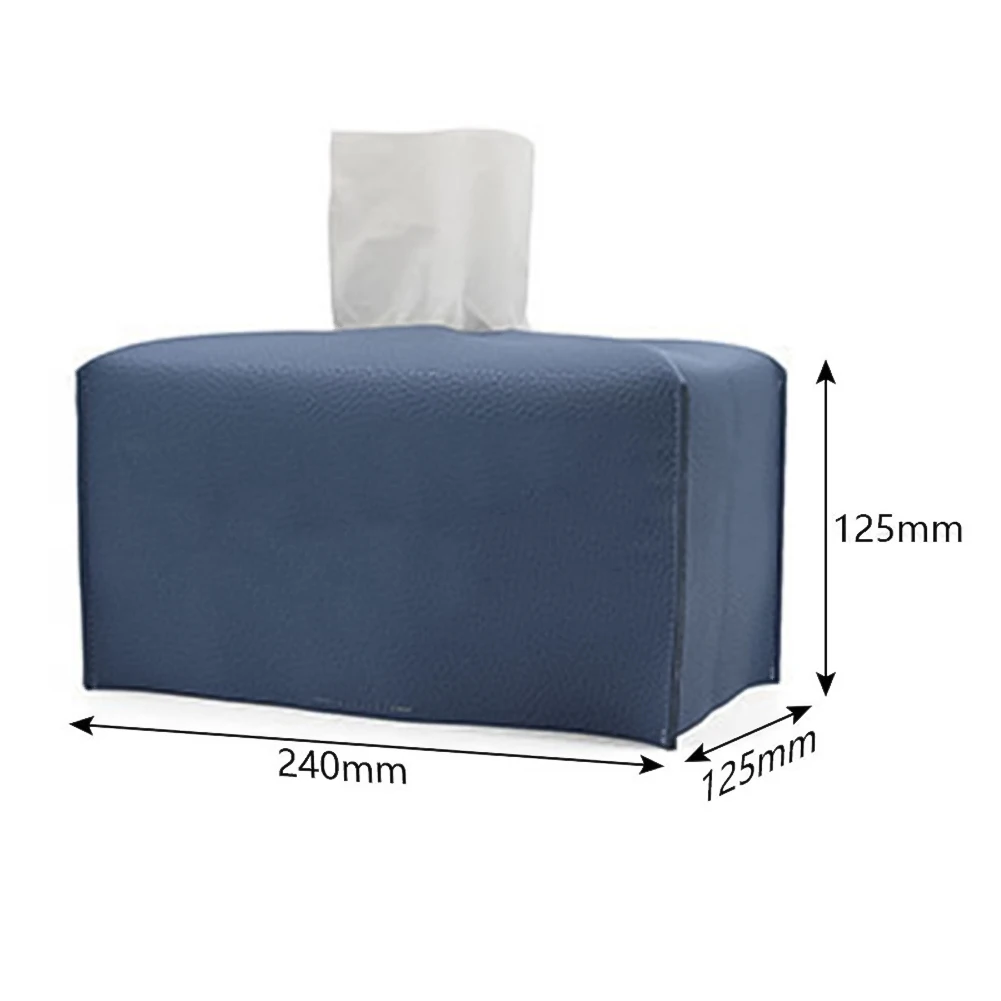 

Leather Tissue Box Car Tissue Box Home Living Room Decoration Bedroom Kitchen Desktop Nordic Large Storage Box Napkin Holder