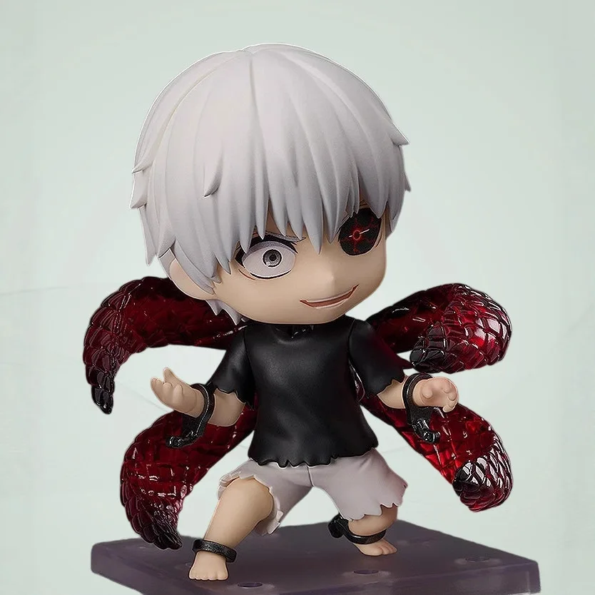 

Q версия Tokyo Ghoul фигурка Kaneki Ken Poseable аниме модель Коллекционная статуя настольный дисплей подарок для фанатов