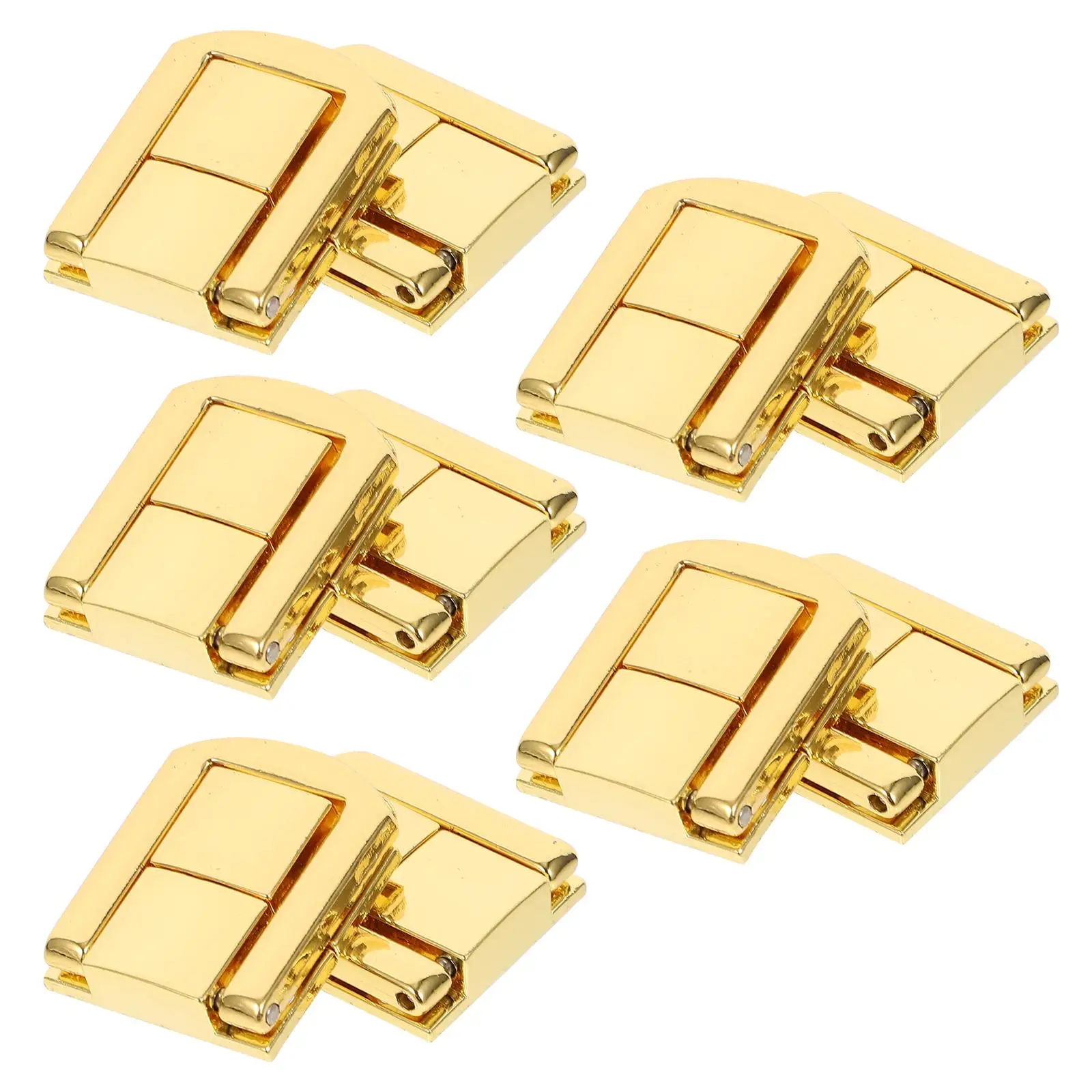 10 Pcs Hasp Lock Die Casting Jewelry Box Latch Wood Case Buckle Boxes Zinc Alloy