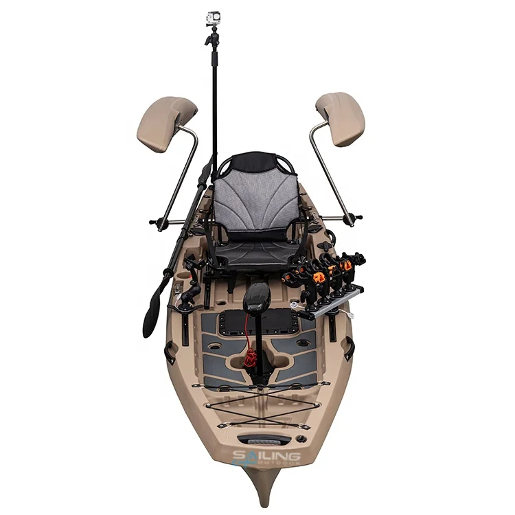 Single Kayak Fishing Pedal Fin Modular Canoe Boat Easy Transport and Storage Sport Kayaks