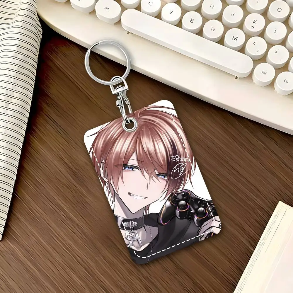 1 Stück Anime Kasurich Kartenetui Schlüsselanhänger Zugangskarten-Tasche Schlüsselanhänger Leder-Kartenhalter Schlüsselring – Detail 5