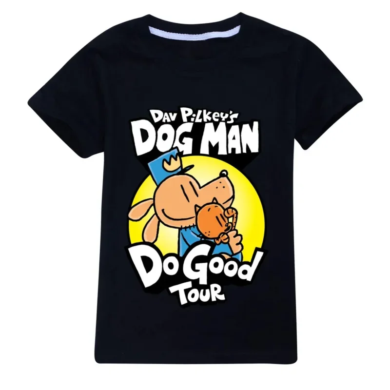 2025 New Kids Dog Man T - Shirt Dog Man Gifts Dog Man Merch Book Lover Captain Underpants World Book Day Dogman Dog Man Doga AA