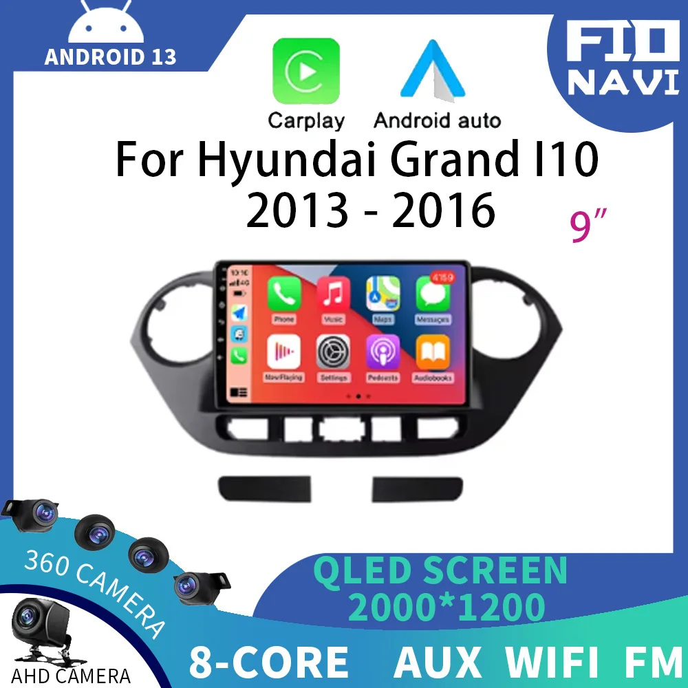 

Android 14 System Auto WIFI+4G Car Radio Multimidia Video Player For Hyundai Grand I10 2013 - 2016 Navigation GPS Stereo Carplay