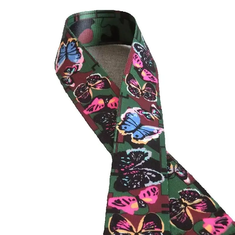 

50yards/lot 38mm printed tape webbing ribbon bag backpack straps dog pet collar leash harness belt garment sewing Accessories