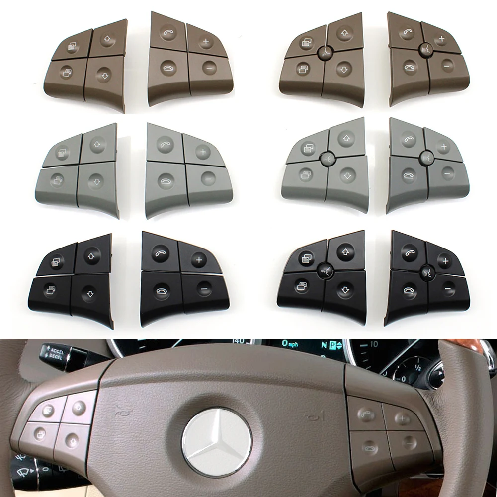 Steering Wheel Switch Control Buttons Car Multi-function Keys For Mercedes Benz GL ML R B Class W164 W245 W251 1648207910