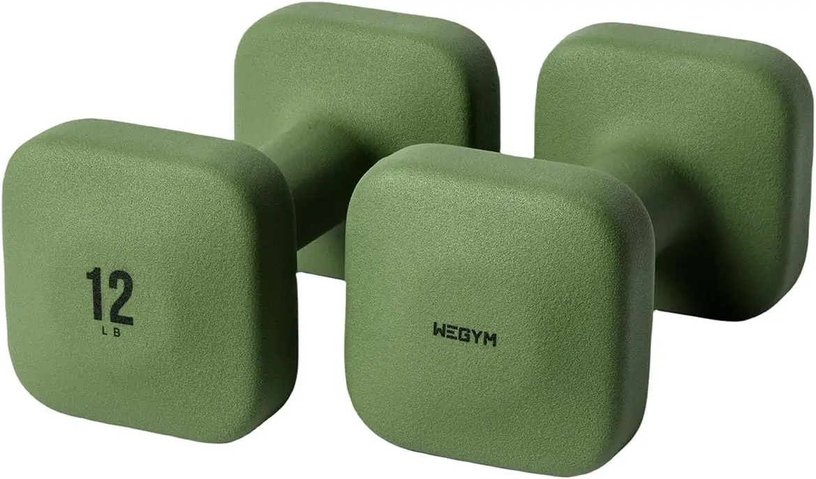 

Dumbbells Anti Slip Anti Roll Thick Handles Free Weights Square Dumbbells for Secure Workouts at Home Weightlifting and Personal