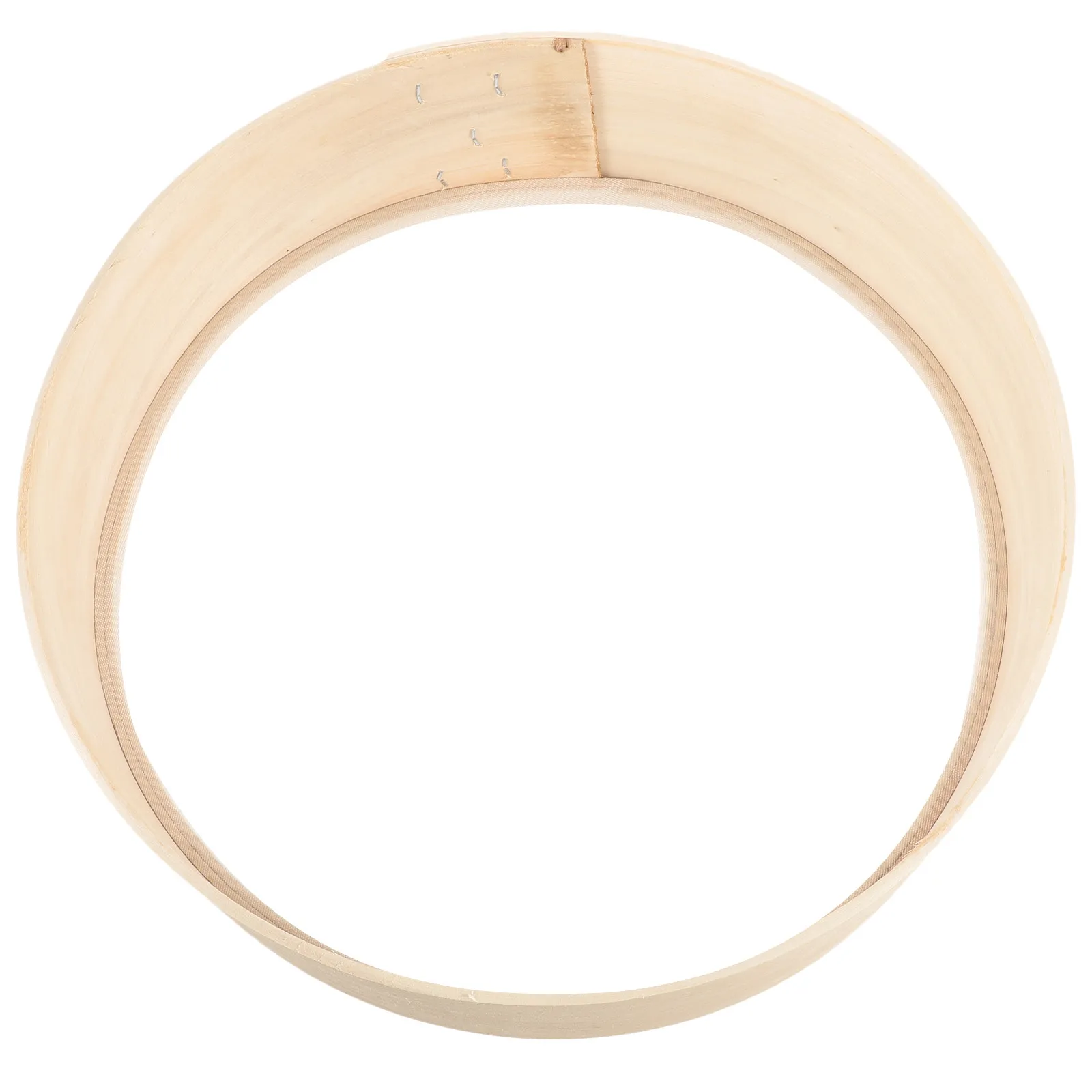 Manual Wooden Flour Sifter Round Design for Baking Cocoa Powder Sugar Salt Soil Sifting Easy to Clean Compact Storage