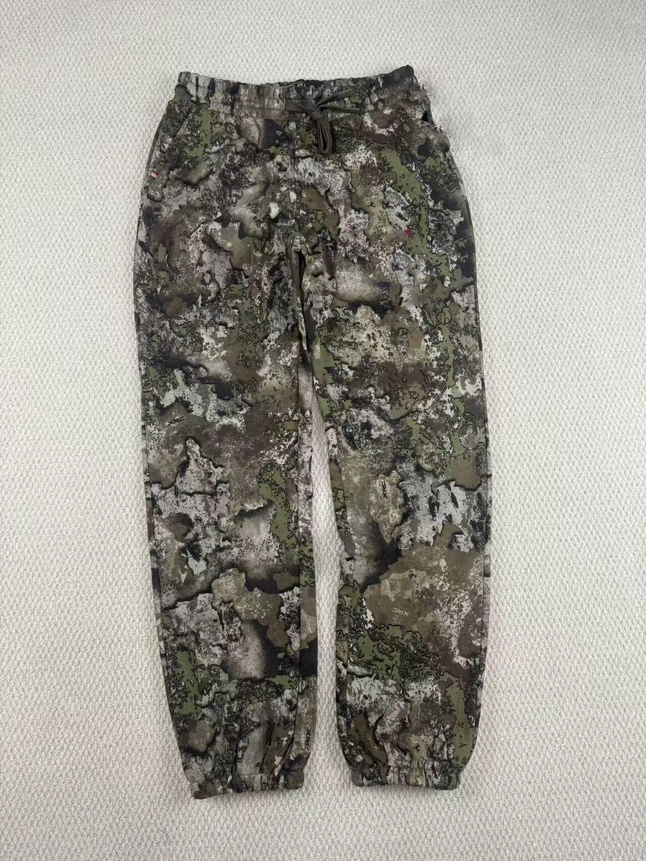 

Men's Autumn And Winter Outdoor Velvet Warm Biomimetic Camouflage Sweatpants For Bird Watching And Fishing, Leg Binding Pants