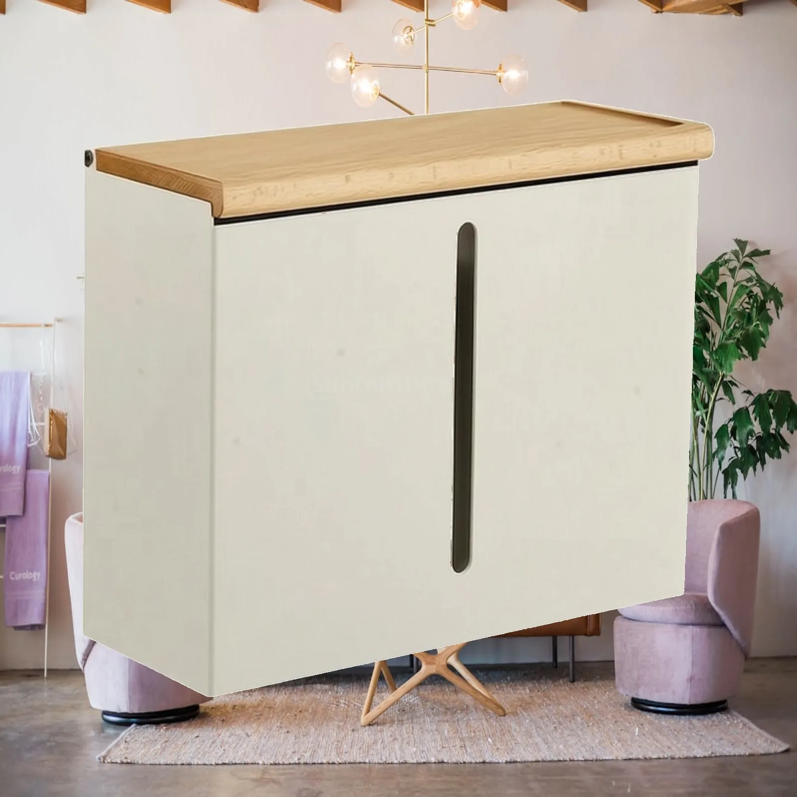 Pull-out Tissue Dispenser Water-Resistant Tissue Box with Shelf Self Adhesive Easy to Install for Washroom, Living Room