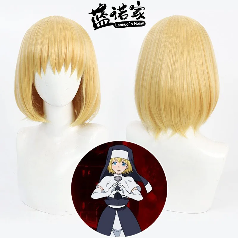 

Аниме Fire Force Iris Cos Косплей Парик Хэллоуин Вечеринка Опора Синтетические волосы Термостойкое волокно + Кепка для парика