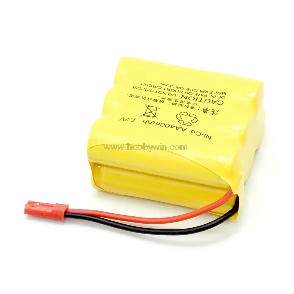 Spina JST per batteria NiCD da 7,2 V 400 mAh per modello RC Buggy Car Truck Speed Boat Nave aereo