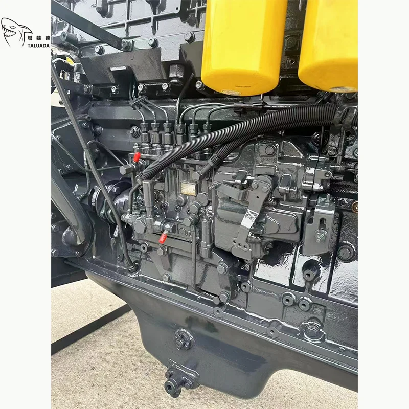 Оригинальный дизельный двигатель SAA6D140E-2, двигатель Komatsu PC650-5 PC650-6, экскаватор
