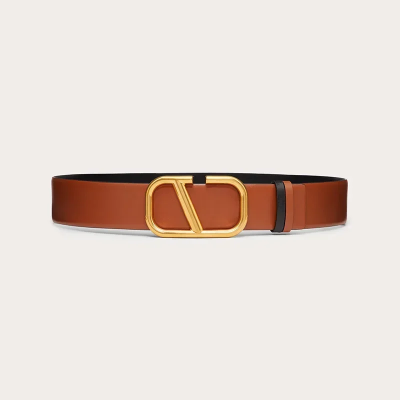 2024 Dames Luxe Riem Nieuwe Riemen Voor Vrouwen Riemen Antiek Koperen Metalen Gesp Retro Fashion High-End Gevoel Riemen Voor Vrouwen