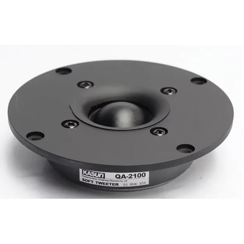 

DIY Single Magnetic Speaker Unit 60W 8 Ohm QA2100 Original 4 Inch Silk Film Dome Fever Tweeter Ultra Thin HiFI Speaker