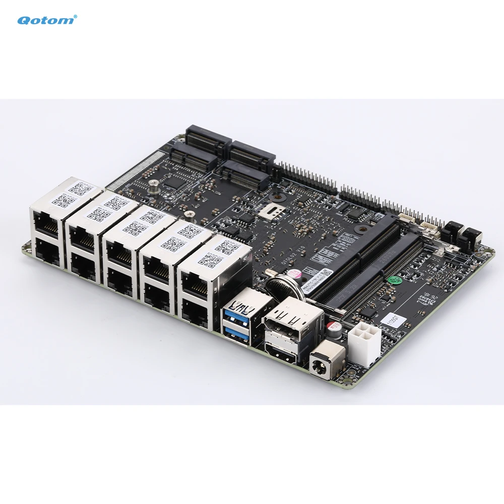 Qotom Q31100GT Barebone Mini PC Intel Core i5-1135G7/ i7-1185G7 10x 2.5G LAN Firewall Router PC 2x DDR4/ 2x NVMe Hybrid Cooling - view 6