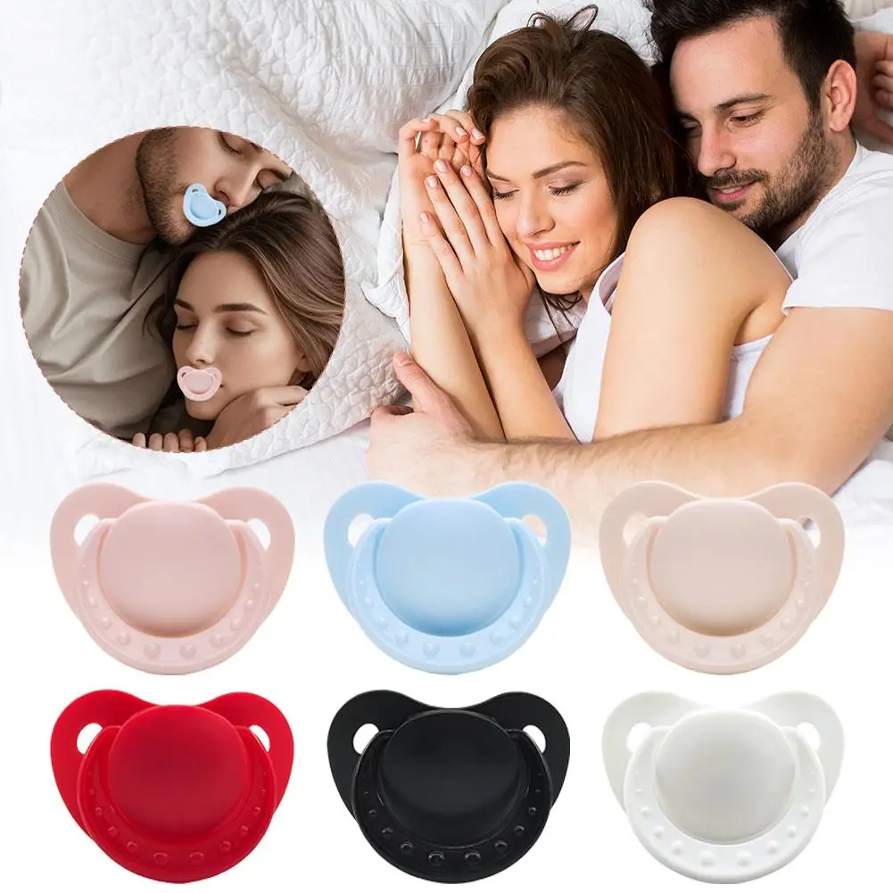 

Соска для взрослых на заказ, большой размер, пищевая силиконовая соска для взрослых, уменьшает храп с большой ручкой, большой щит