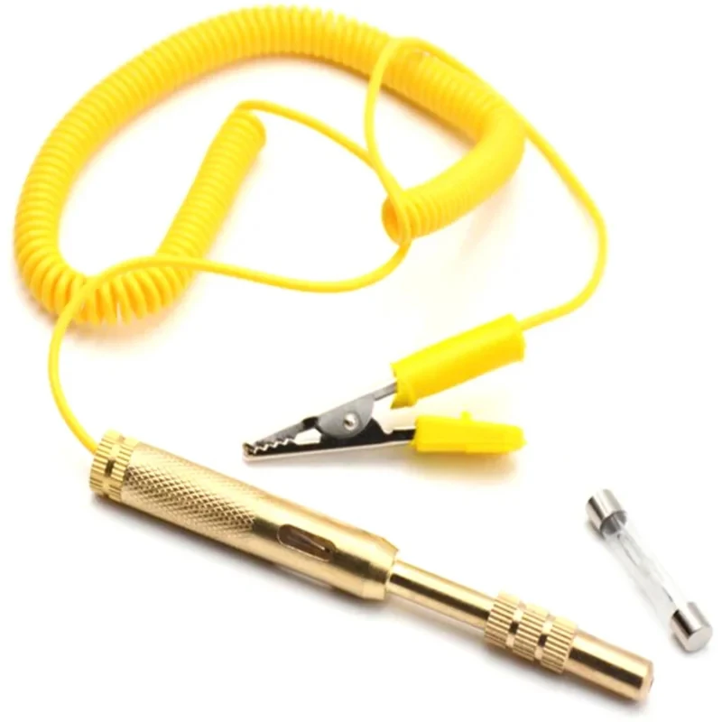 Диагностические инструменты, автомобильный тестер цепей, тестовый зонд, лампа 6 В-24 В, система освещения, лампа, тест напряжения, ручка-детектор, медный автомобиль