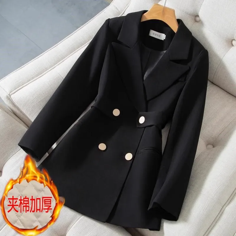 

One-Piece Slim-Fit For Women, Spring And Autumn Korean Casual British Style Petite High-End Blazer