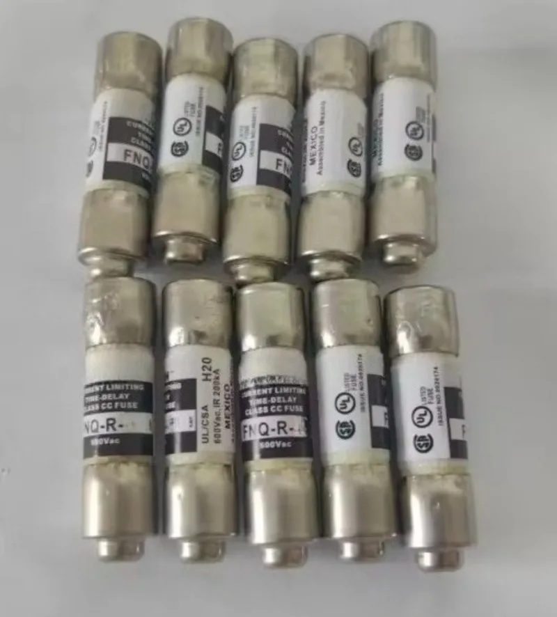 10Pcs KTK-R-3-1/2 Fast Acting Fuse 3.5A 600VAC Class CC Current Limiting Midget Fuse KTKR3-1/2 KTKR3.5