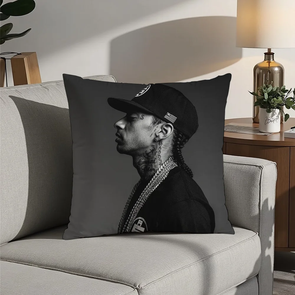 N-Nipsey Hussle R-RAP Pillow Case Plush Fabric Soft  Pillowcase Double Sided Print Cushion Cover Household Gifts