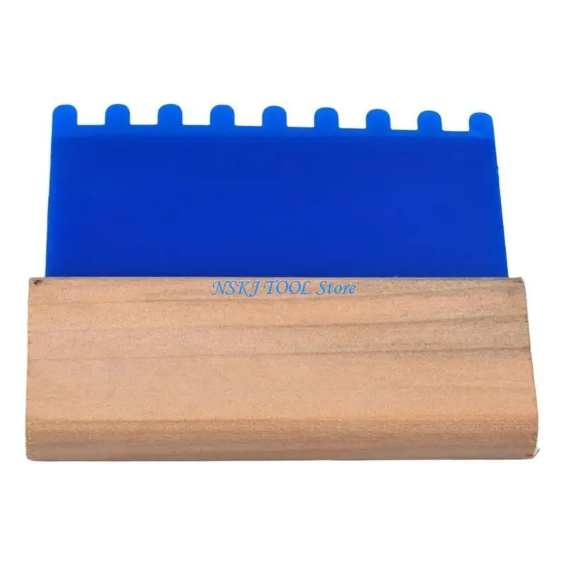 

L8RC Pack of 3 Multipurpose Painting Combs for Texturing Stuccos and Plasters With Sturdy Plastic Handle Designs Decoration