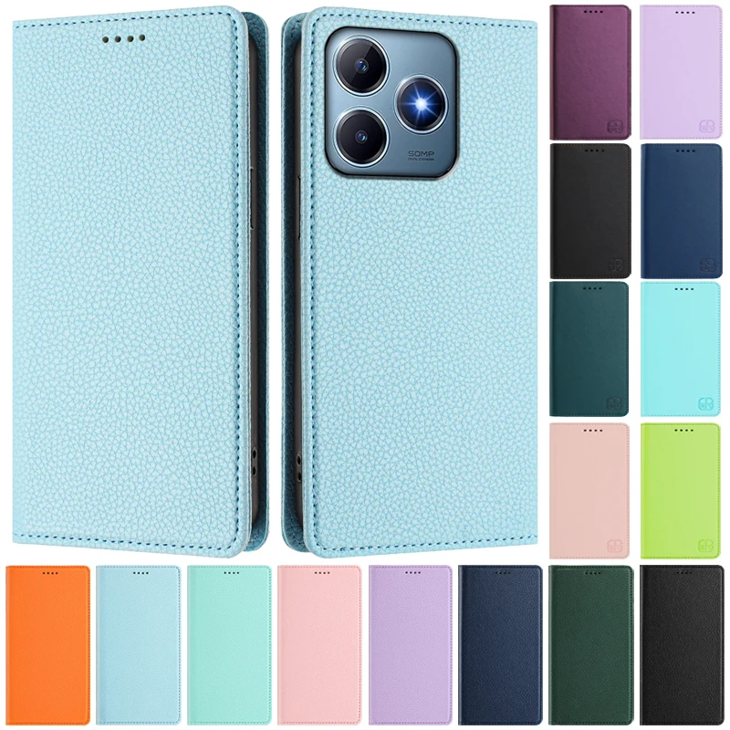 

For Realme Note 60 Wallet Slot Case For Oppo Realme Note 60 Cover on for Realme Note60 60X note 50 Magnetic Case Funda Coque
