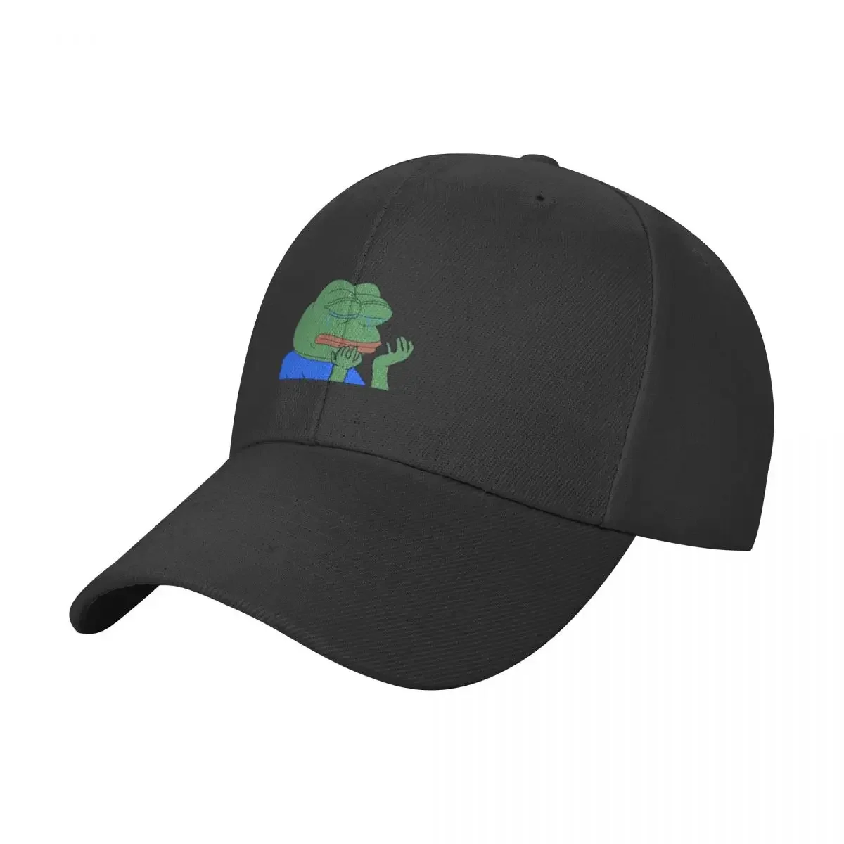 Pepe Meme - Crying Baseball Cap funny hat party Hat Trucker Hat birthday Female Men's