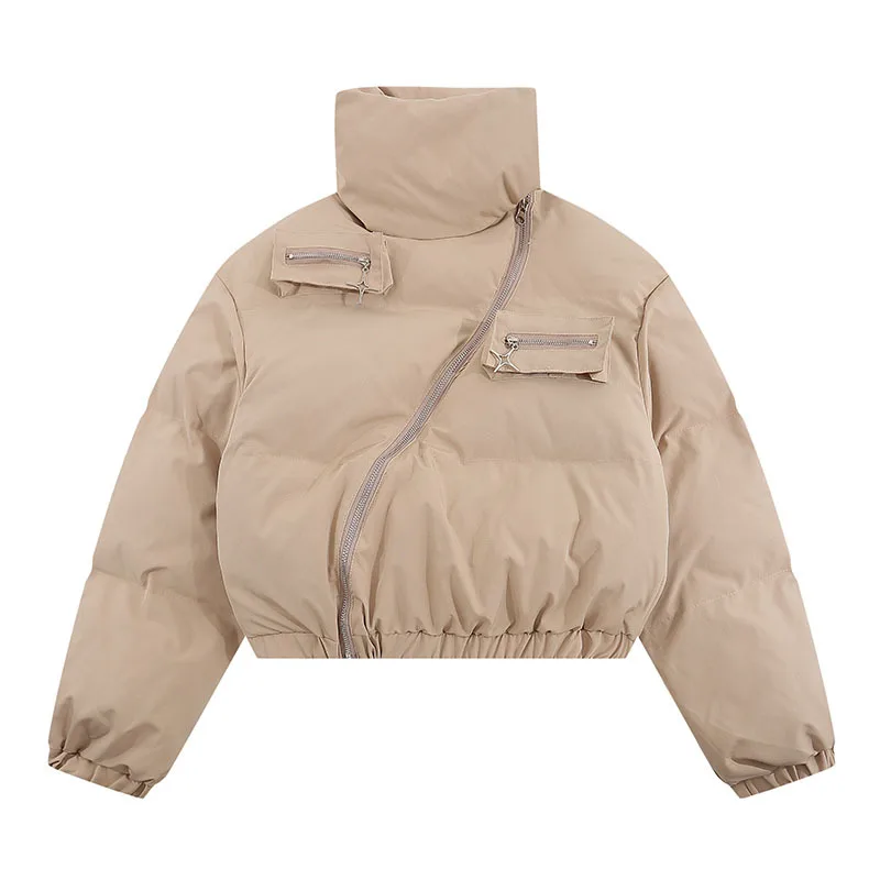 2023 짧은 패딩 점퍼, 여성용 겨울 코트, 따뜻한 의류, 여성용 겉옷, 패딩 의류