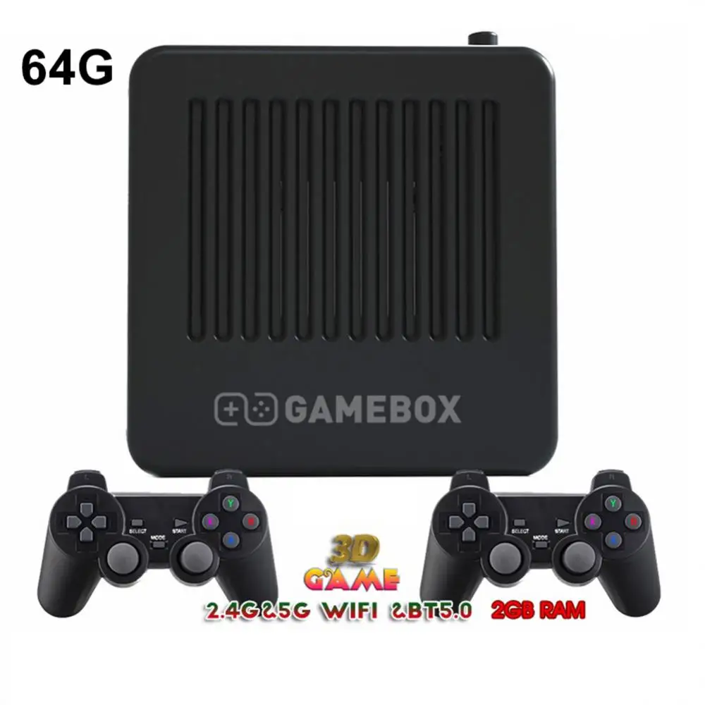 G11 GAMEBOX Dual System Android 10000+ Retro Video Game Consoles HD TV Game Player Wireless Controllers For PSP Arcade Games